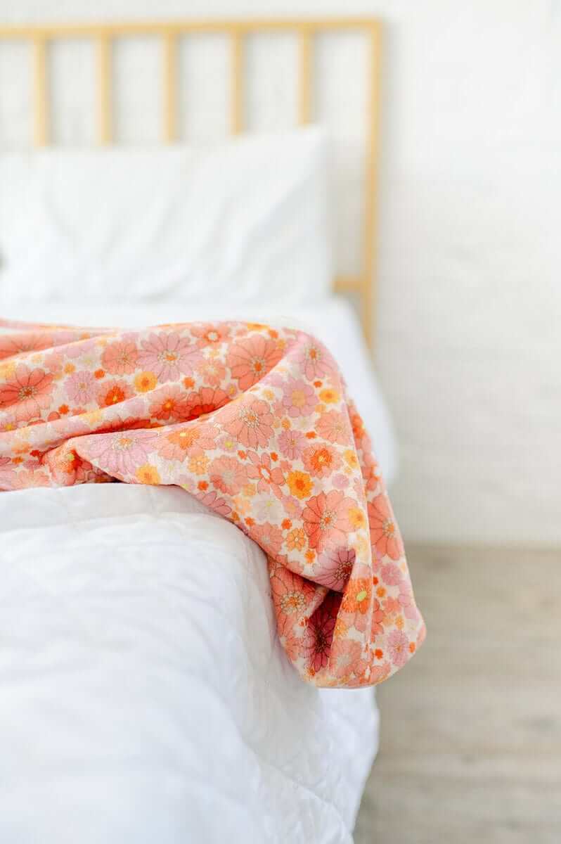 Boho Floral Wearable Minky Blanket - Image 10