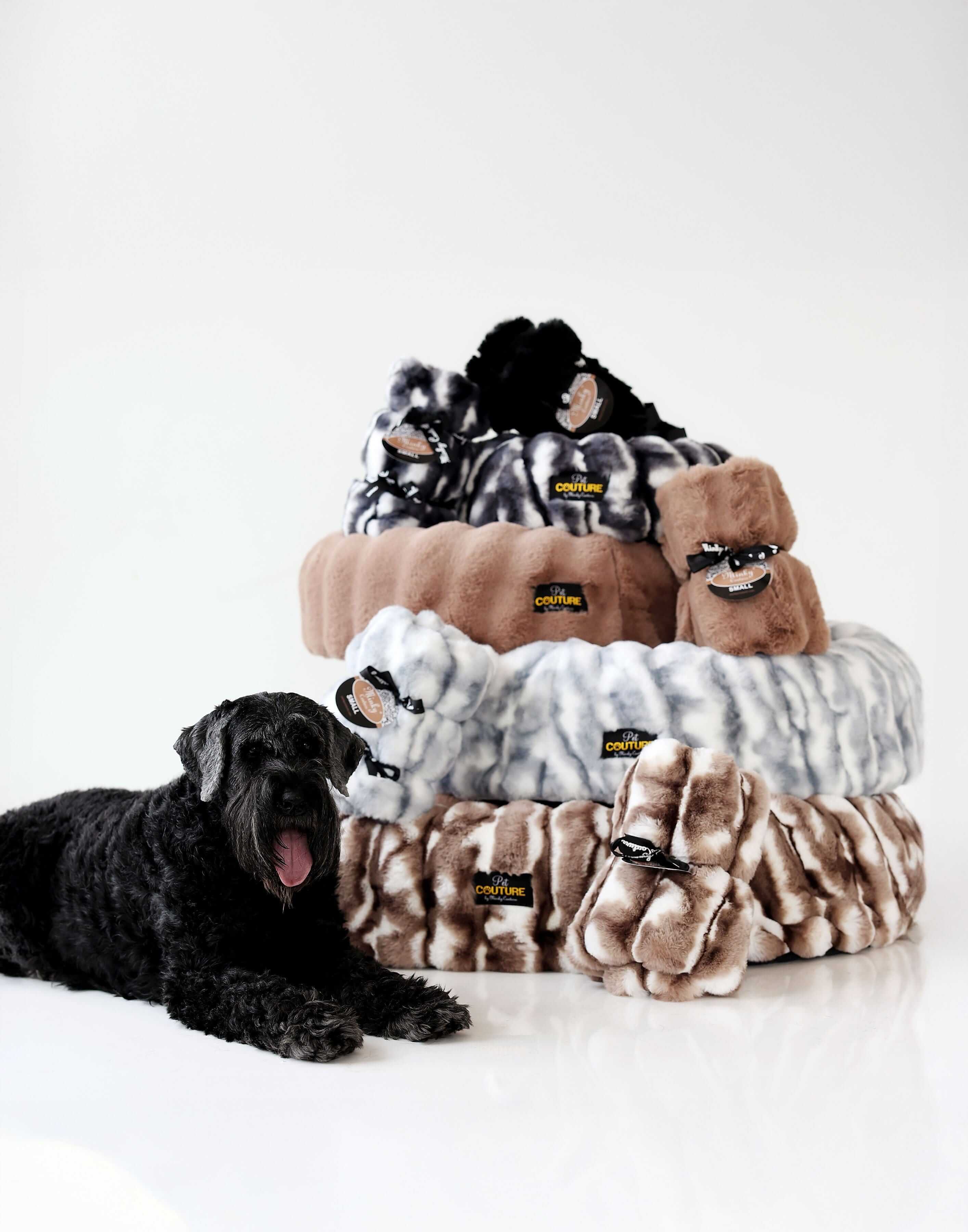 Cloudy Day Brown Pet Blanket - Image 7