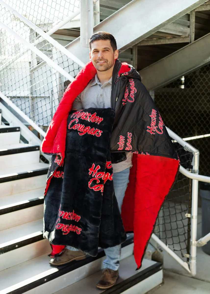 Houston Cougars Blanket - Lush - Image 2